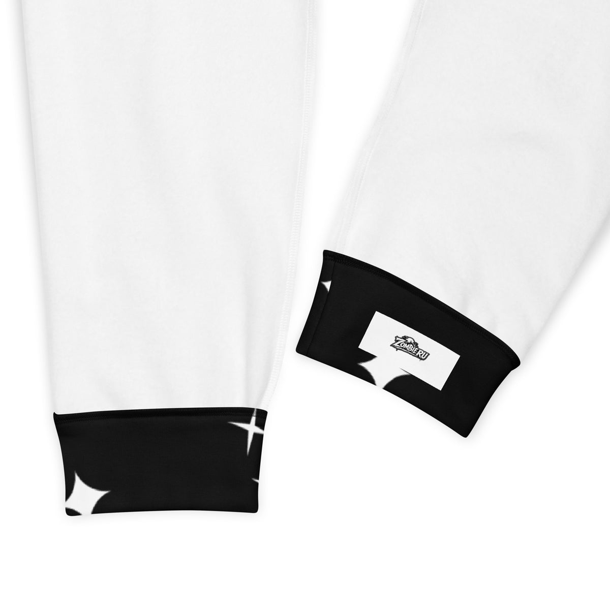 Joggers con detalles brillantes de la marca ZombieRU.mockup