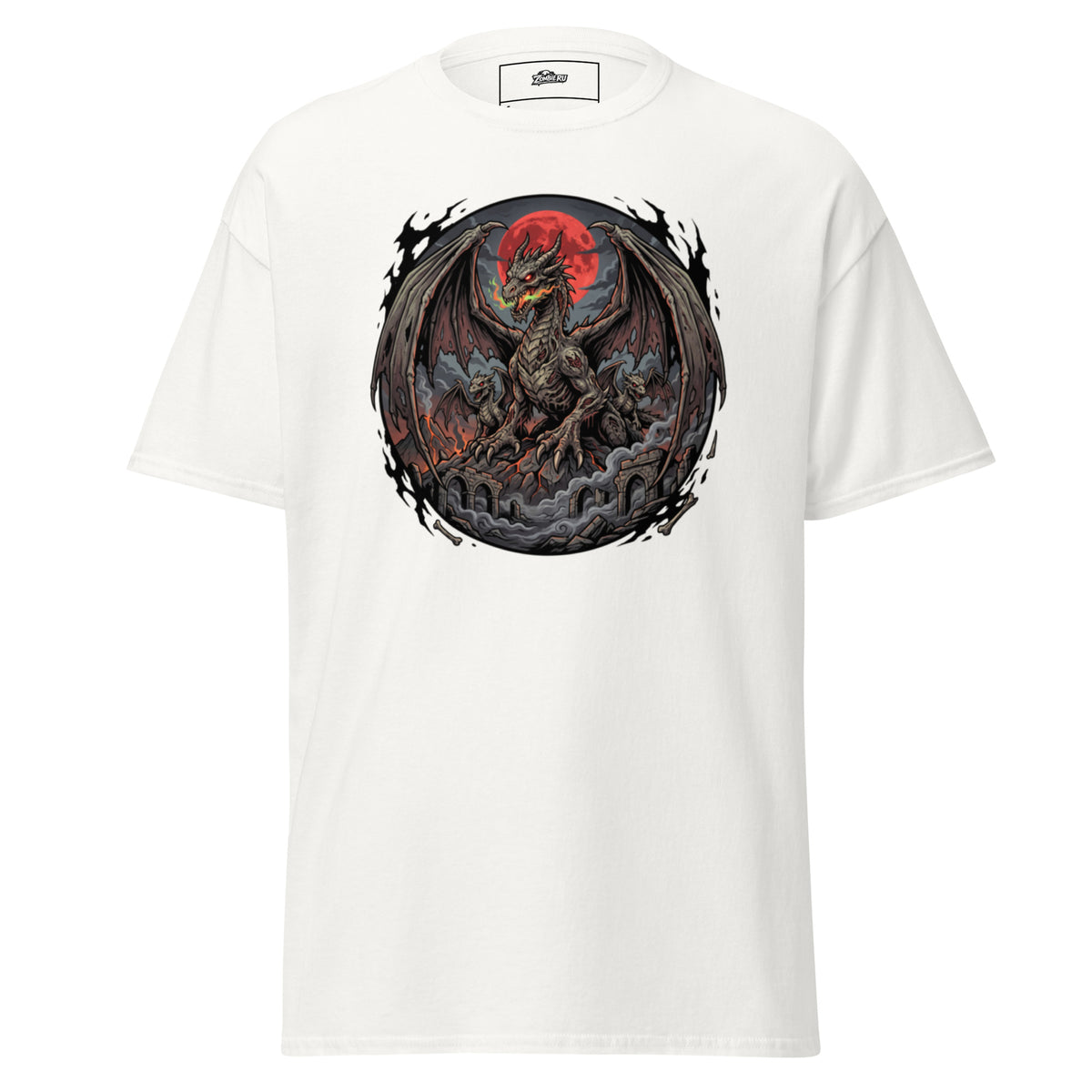 Camiseta de horror y dragones ZombieRU