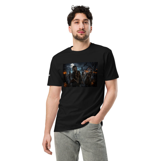 Camiseta unisex con diseño de zombies y temática de Halloween de ZombieRU