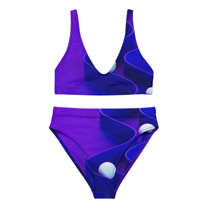 Bikini violeta para vacaciones de verano.