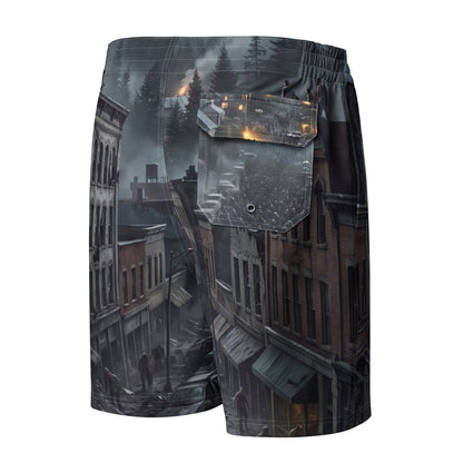 Vista trasera del traje de baño Horda Zombie, si está disponible.