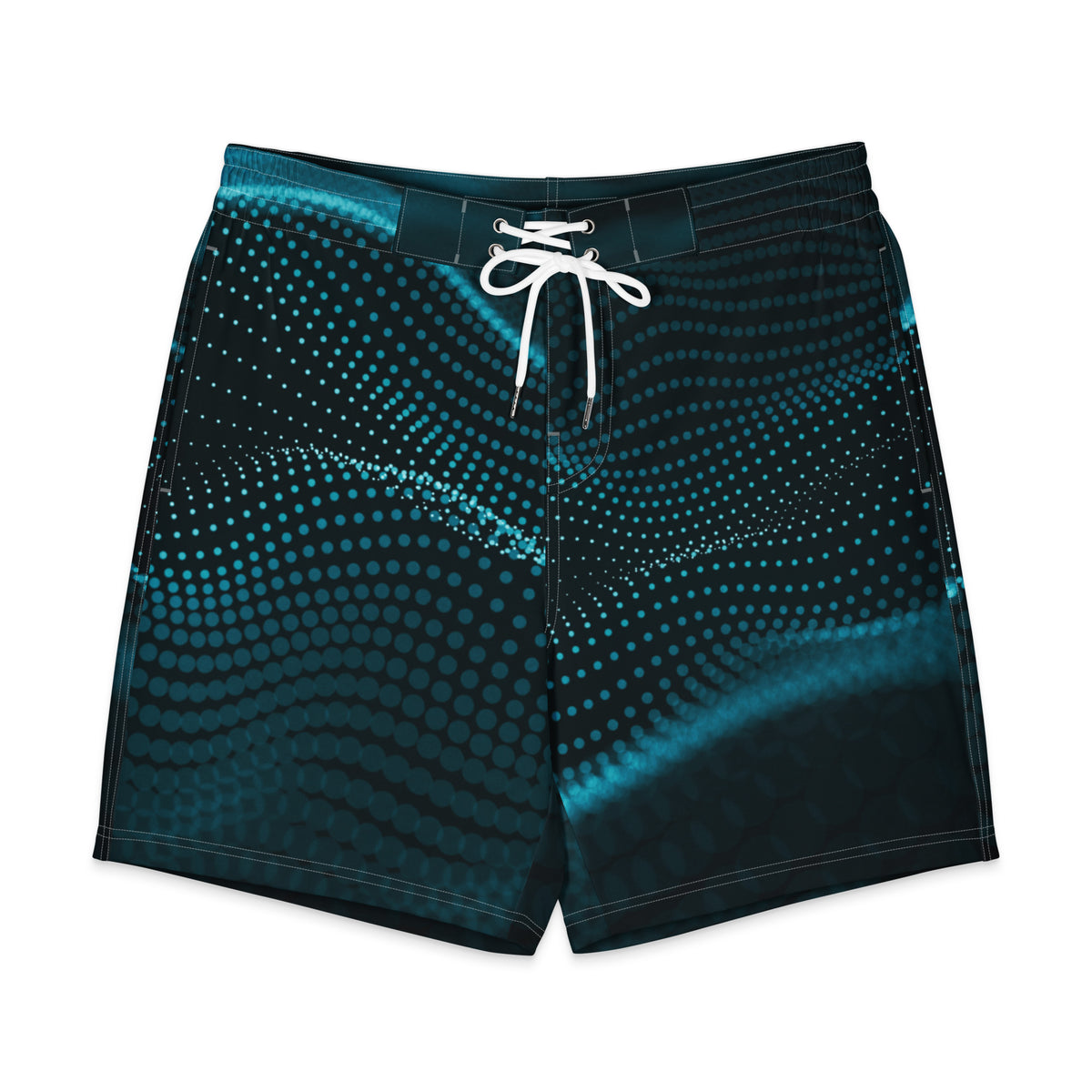 Traje de baño negro y azul para hombre ZombieRU.