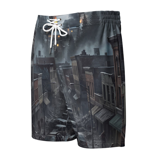 Bañador para hombre con diseño de horda zombie.
