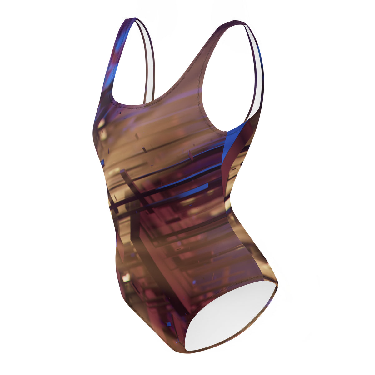 1. Traje de baño marrón para mujer diseño