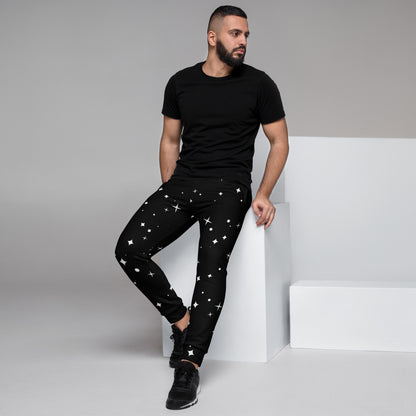 Joggers masculinos con destellos de estilo urbano.