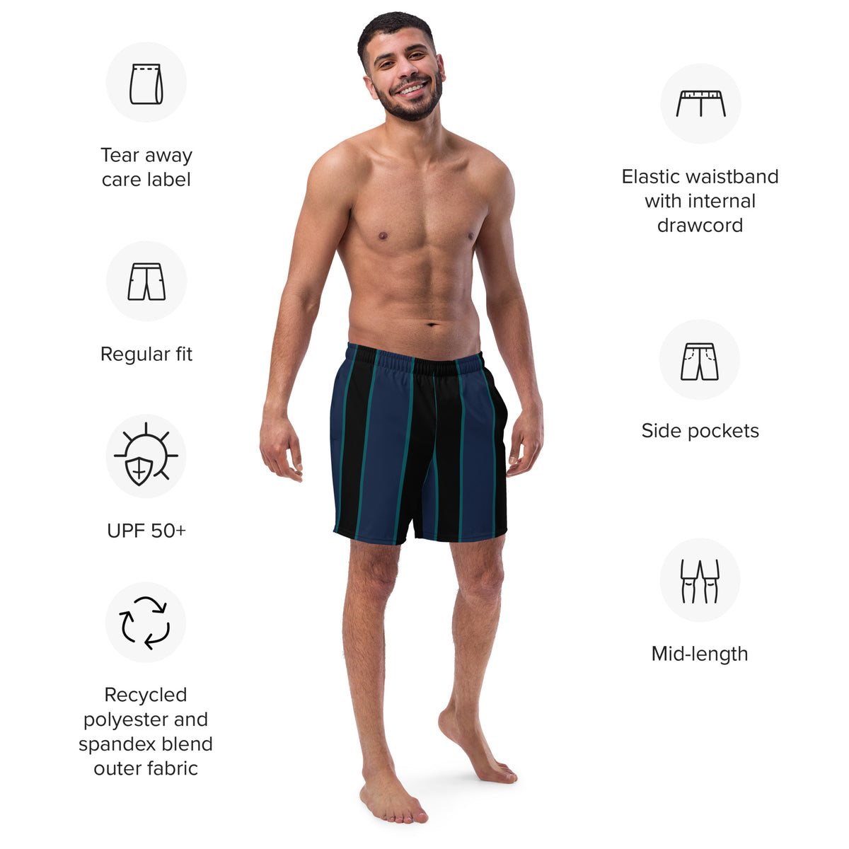 Ropa de verano masculina para días de playa.