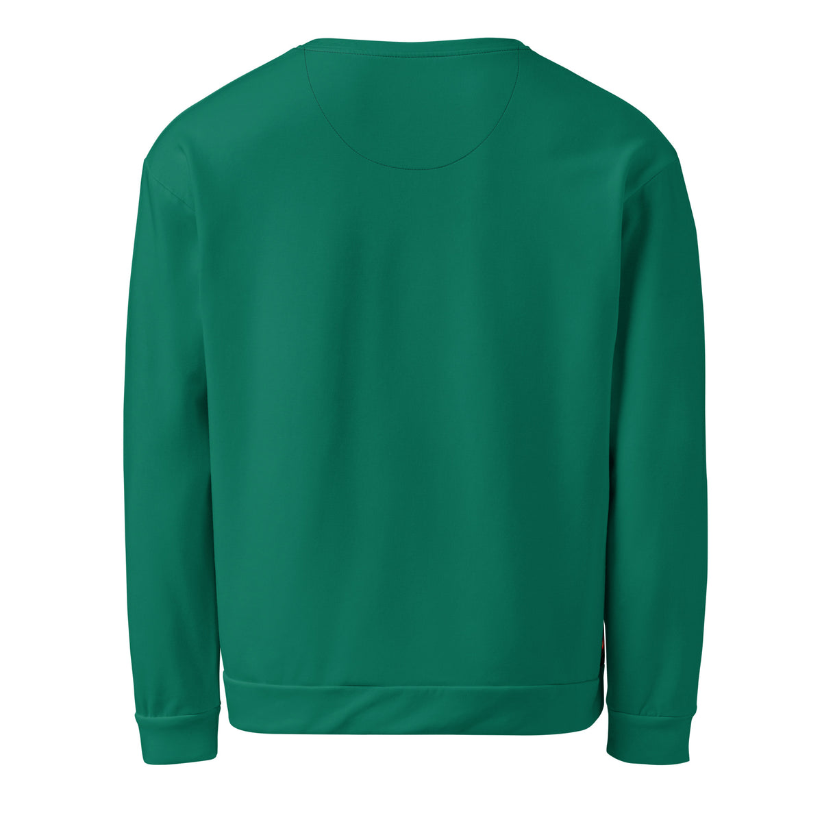 vista trasera de la sudadera zombie para celebrar una Navidad diferente.