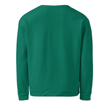 vista trasera de la sudadera zombie para celebrar una Navidad diferente.