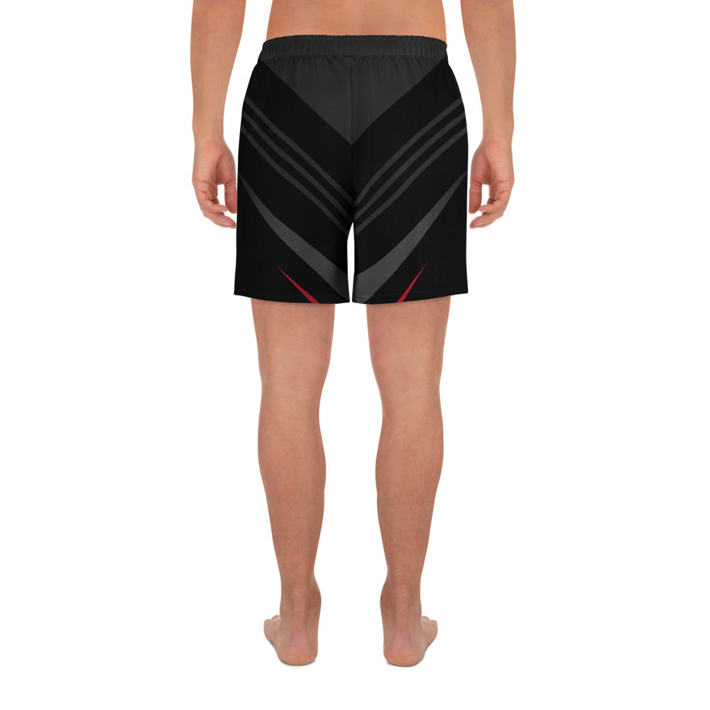 Vista trasera de los shorts deportivos unisex