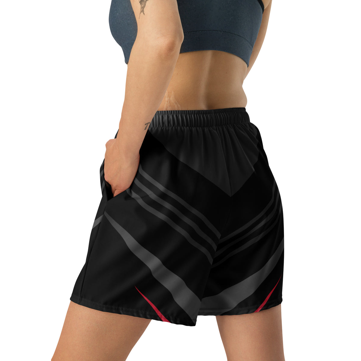 vista trasera Shorts unisex con estilo alternativo ZombieRU