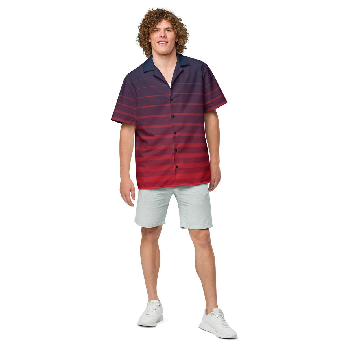 Camisa de botones unisex de estilo casual
