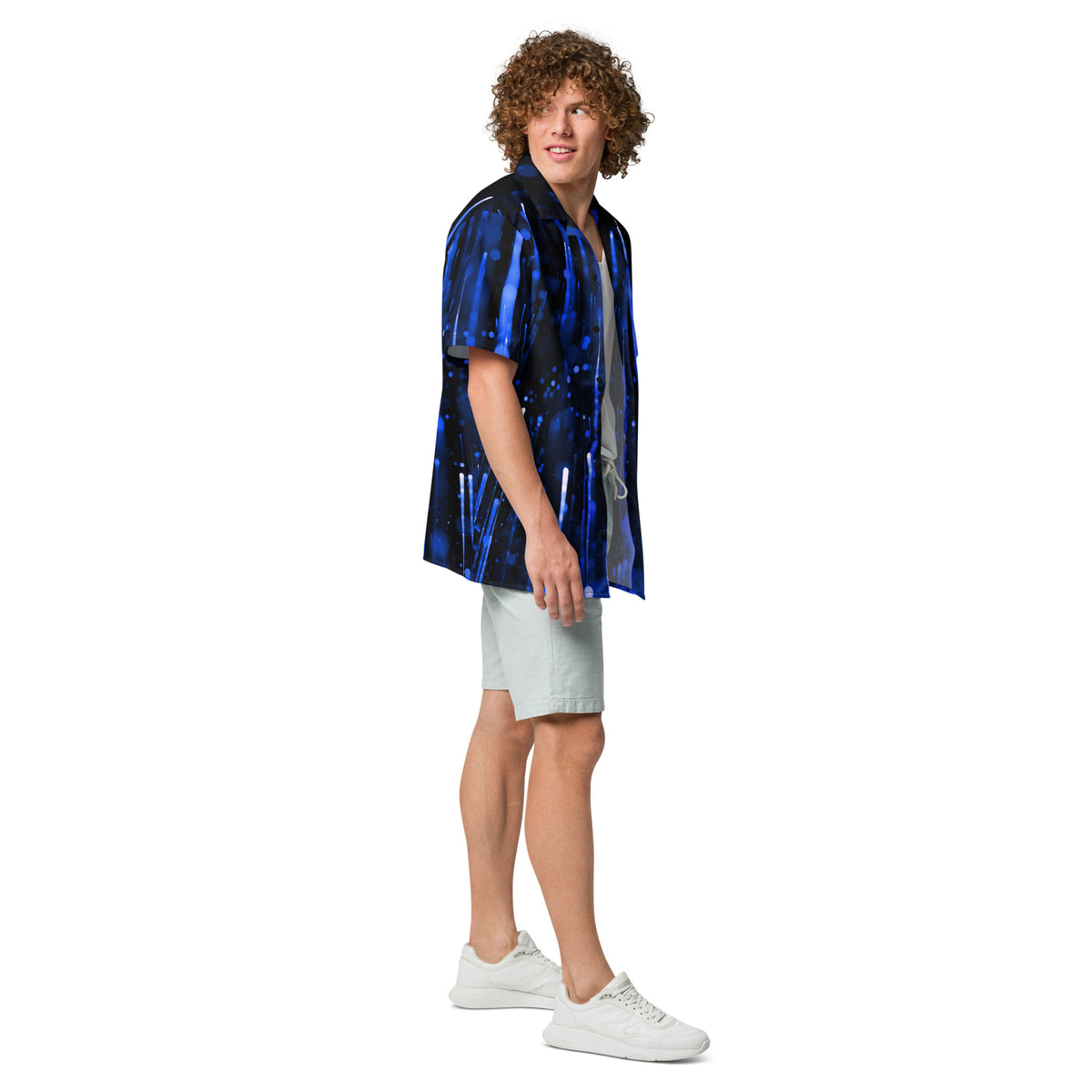 Vista de lado de la camiseta unisex ZombieRU.
