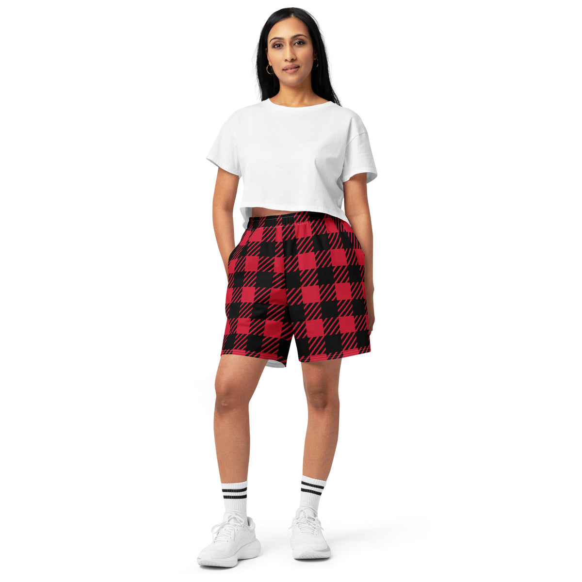 Shorts Navidad Unisex ZombieRU con diseño de marca