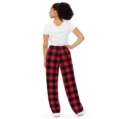Diseño de pantalón ancho navideño de la marca ZombieRU.
