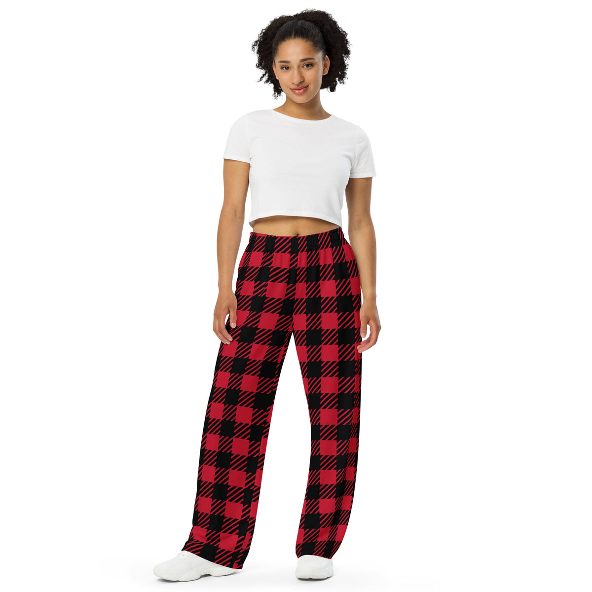 Pantalón ancho ZombieRU inspirado en la temporada navideña.
