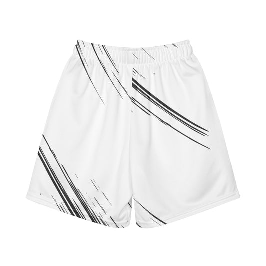 Shorts ZombieRU blancos para combinar con camisetas negras.