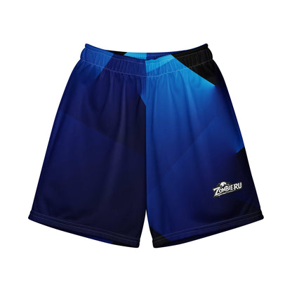 Pantalones cortos unisex azules y negros de ZombieRU.