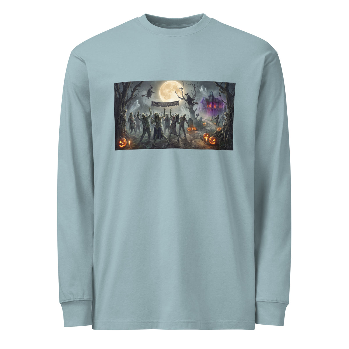 Camiseta Halloween de manga larga para hombre