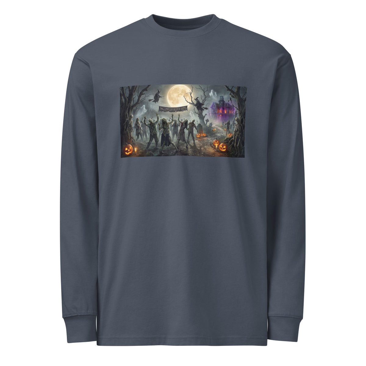 Camiseta masculina inspirada en zombies y Halloween
