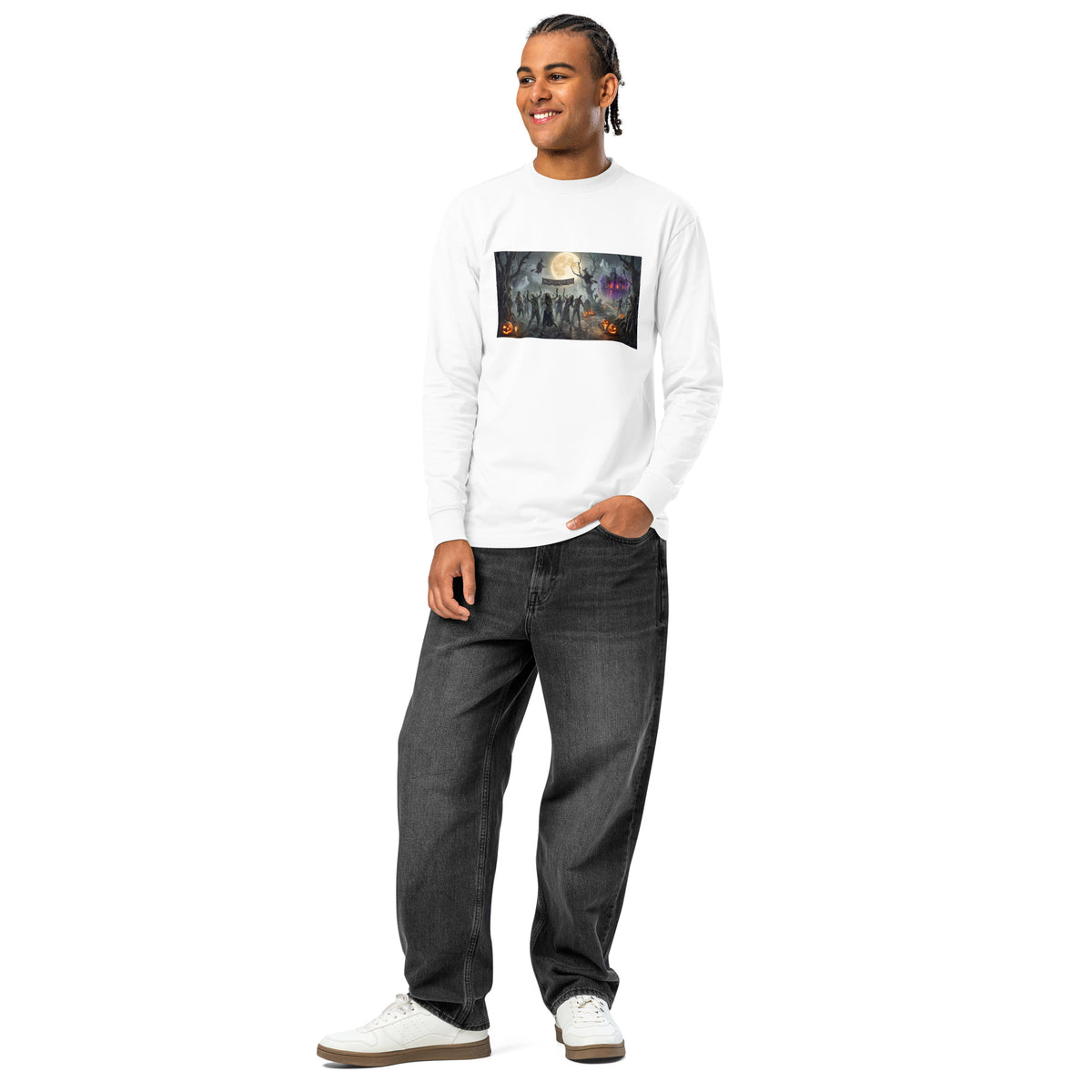 Camiseta de Halloween para hombre con diseño zombie