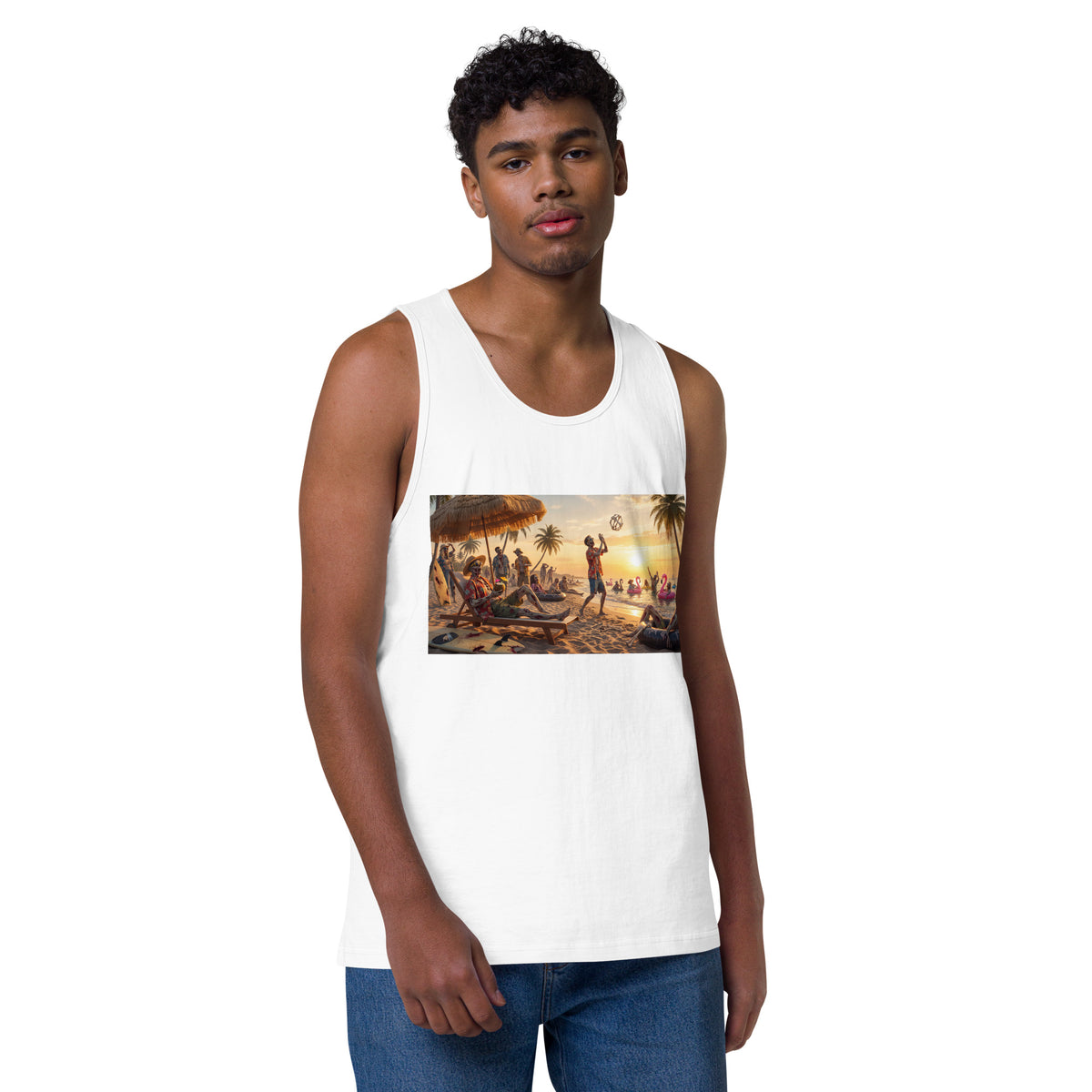 Camiseta de Verano Zombie para Hombre