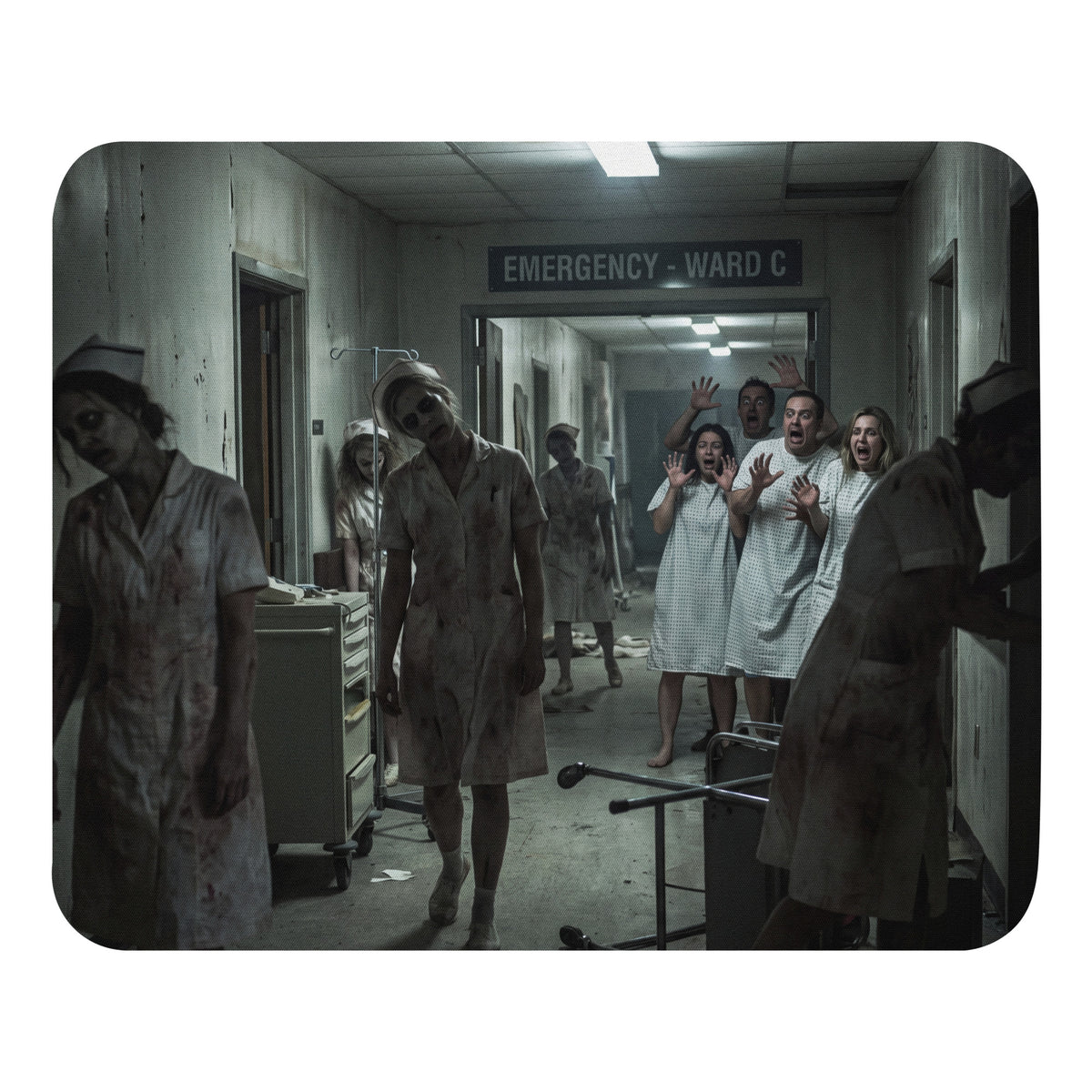 Mouse Pad Enfermeras Zombies ZombieRU
