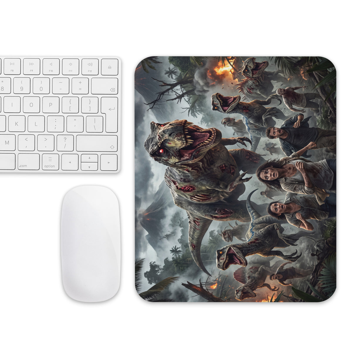 Mouse Pad Dinosaurios Zombies ZombieRU