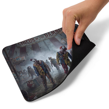 Mouse Pad zombie con payasos de terror