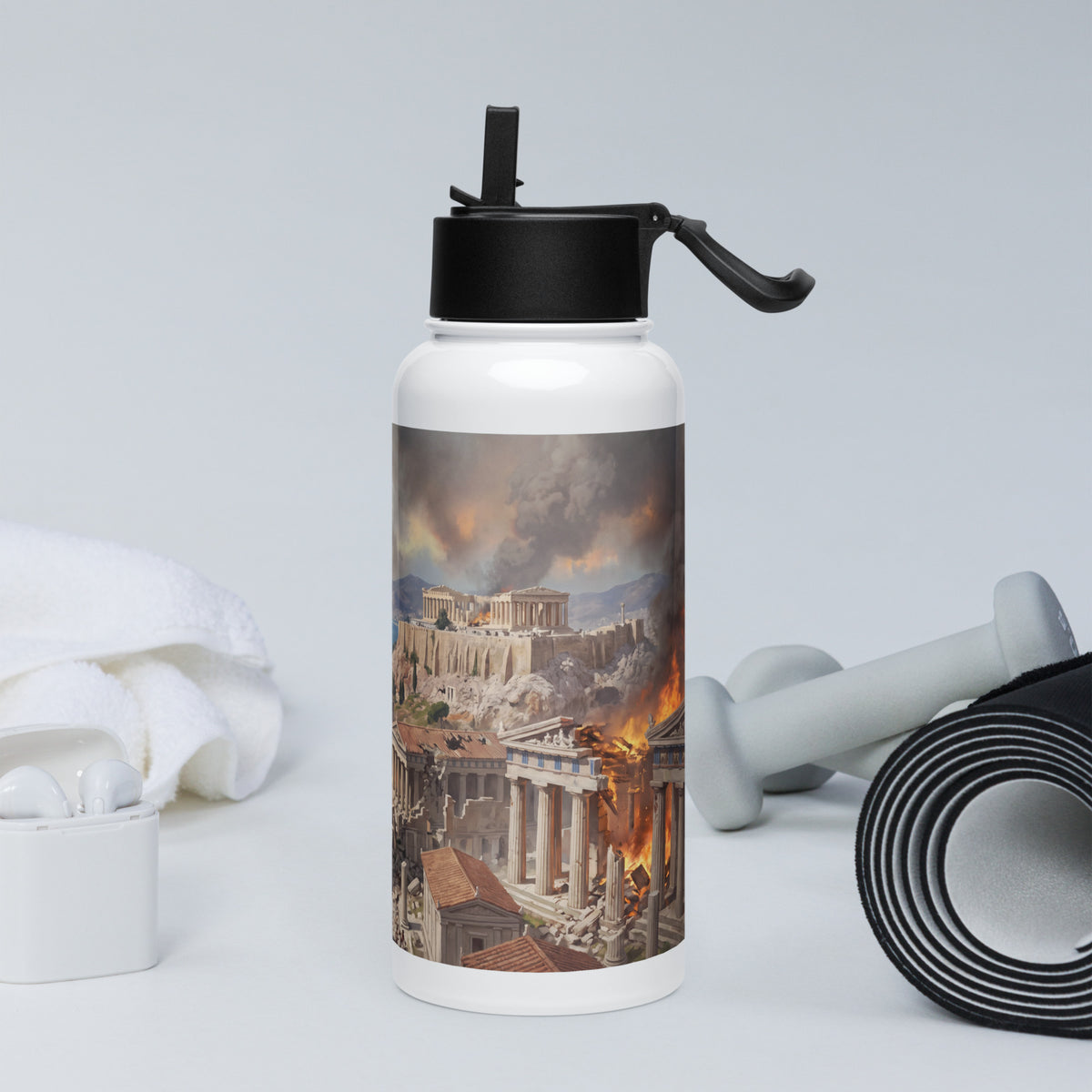 Botella con diseño Titan Zombie