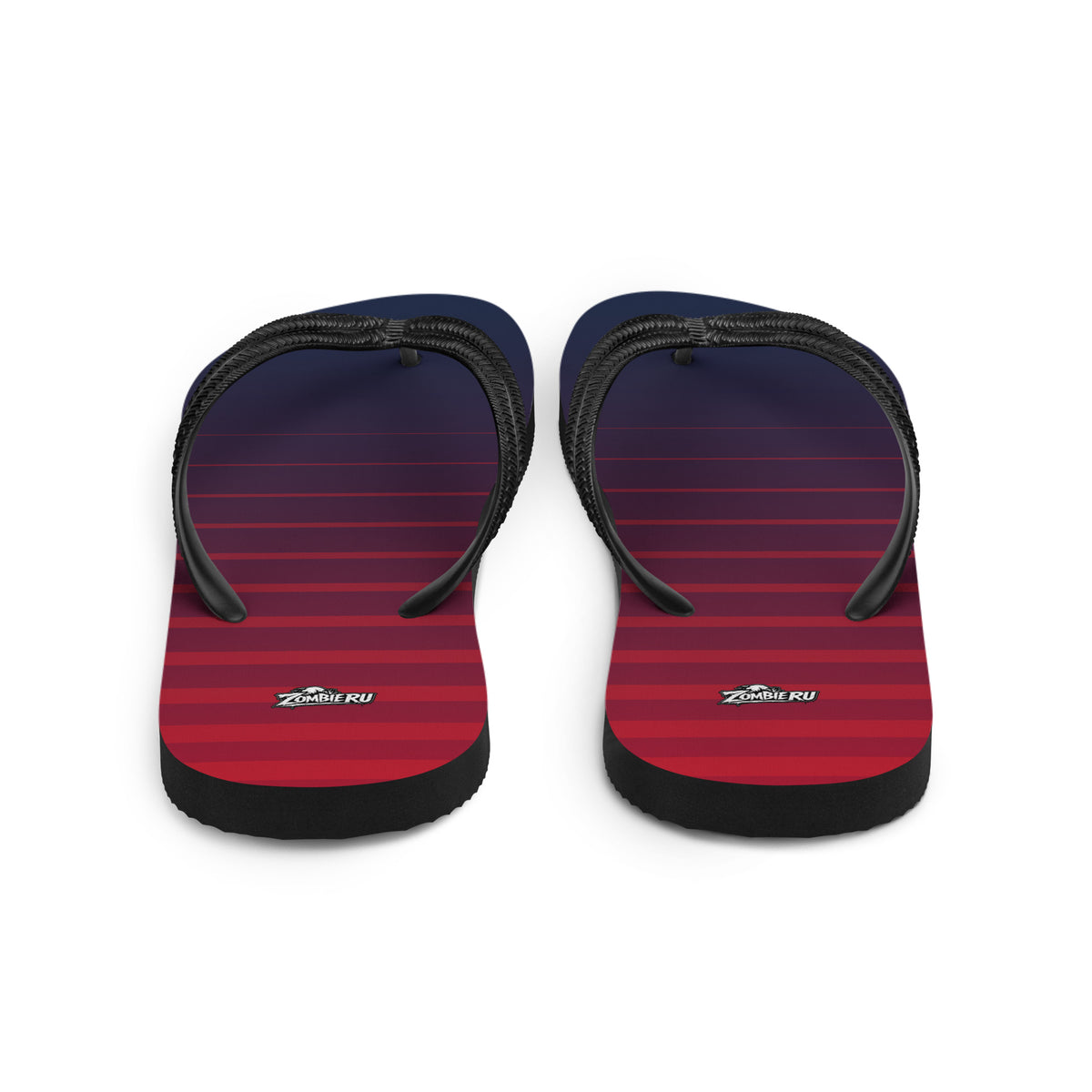 Chanclas ZombieRU diseño de logo