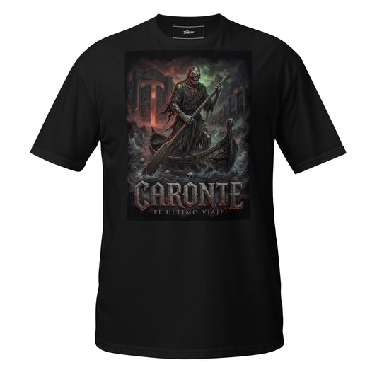 Camiseta Caronte zombie unisex de ZombieRU.