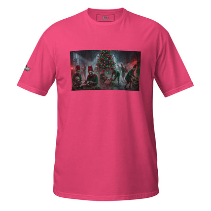 Camiseta de Navidad estilo zombie unisex para hombre y mujer 