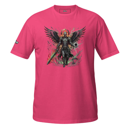 Camiseta unisex con ilustración de ángel de terror.