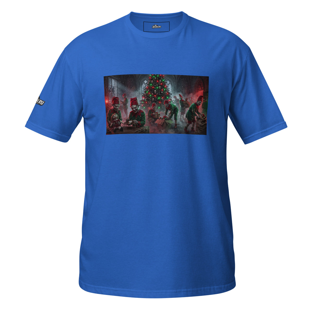 Camiseta Navidad con duendes transformados en zombies