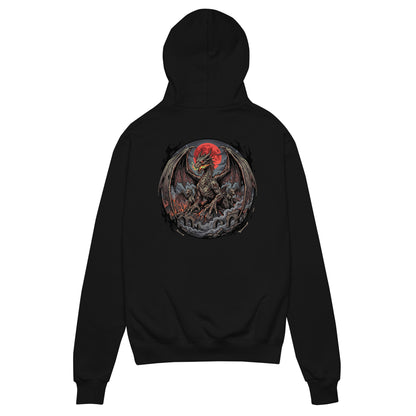 Diseño de madre dragón zombie en sudadera