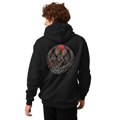 Sudadera unisex con diseño de madre dragón zombie