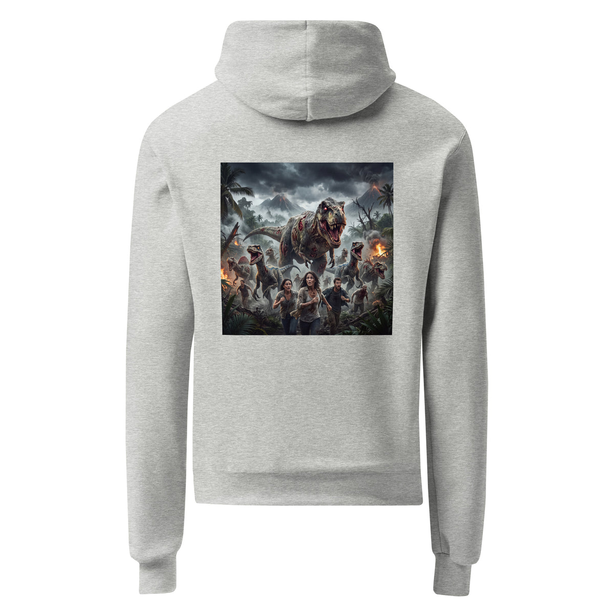 Sudadera de dinosaurios muertos vivientes