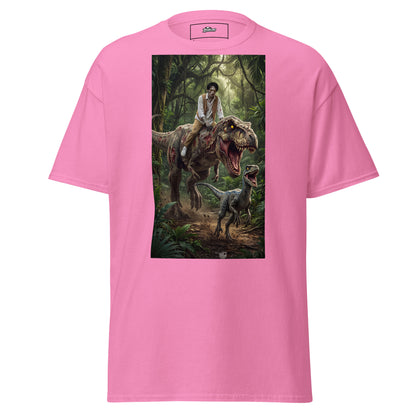 Camiseta con T-Rex y velociraptor