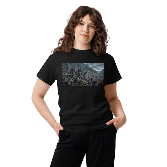 Diseño de trolls zombies en camiseta unisex