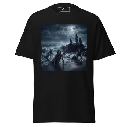 Camiseta Halloween con sirenas zombie