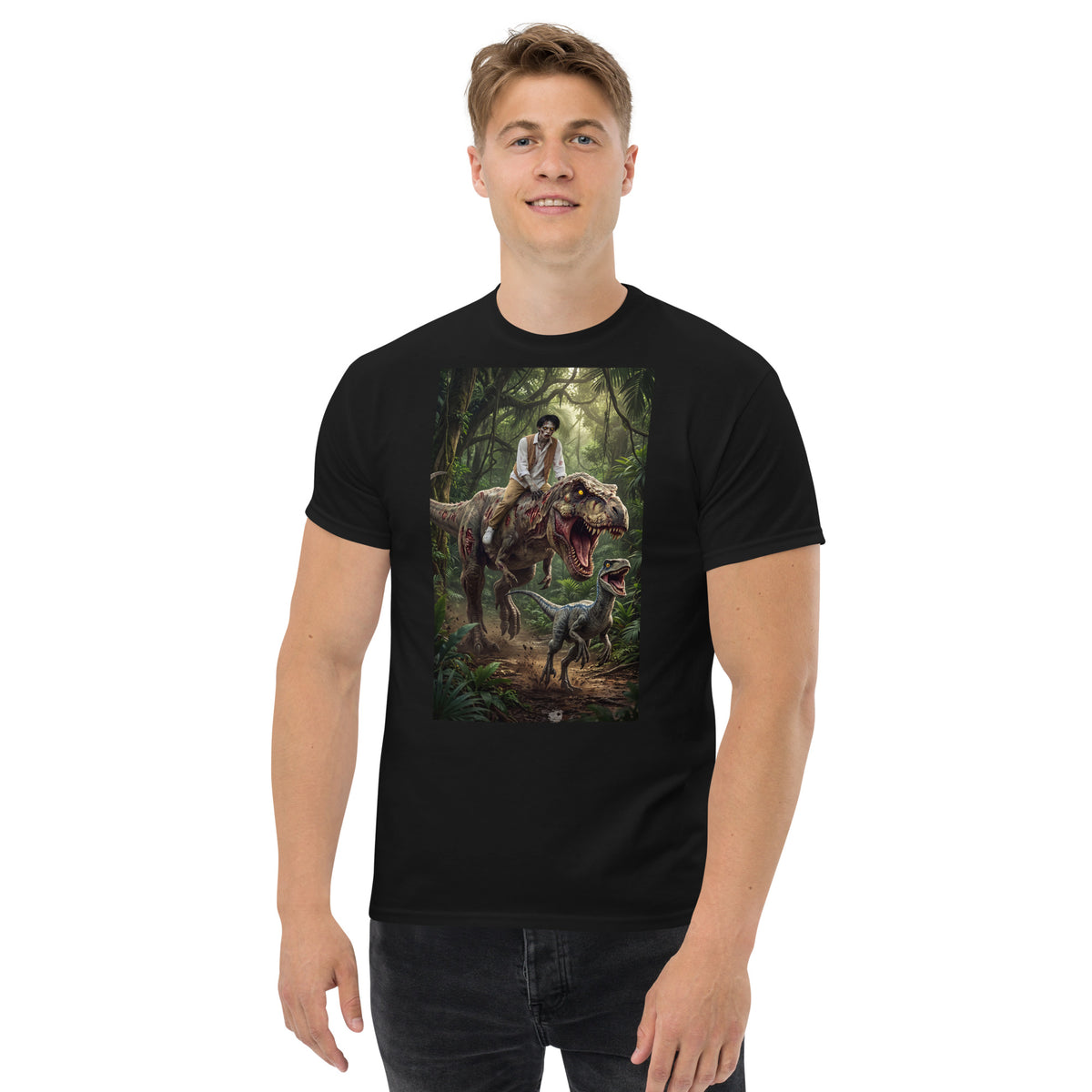 Camiseta T-Rex Zombie Unisex