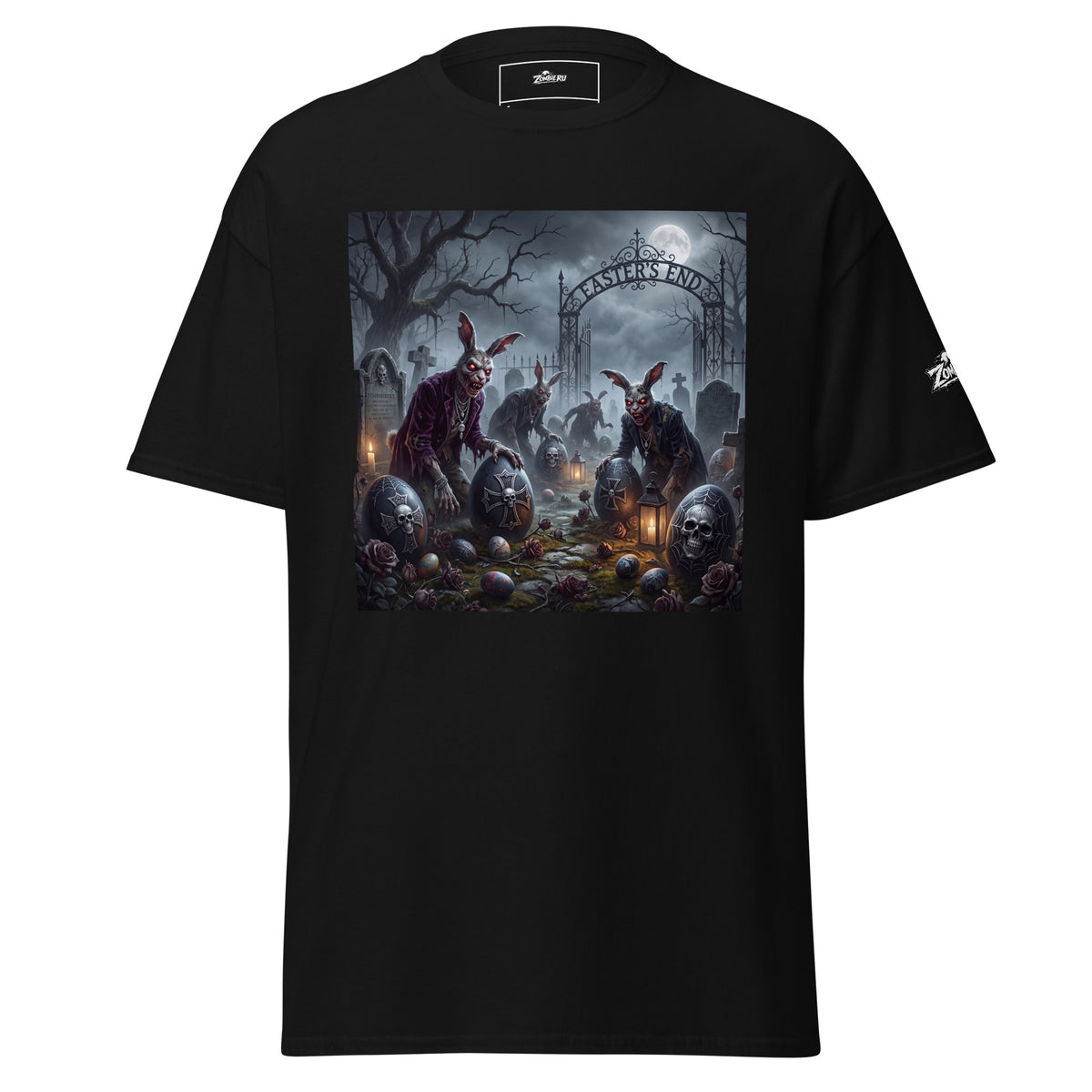 Camiseta de Pascua con huevos de Pascua zombie