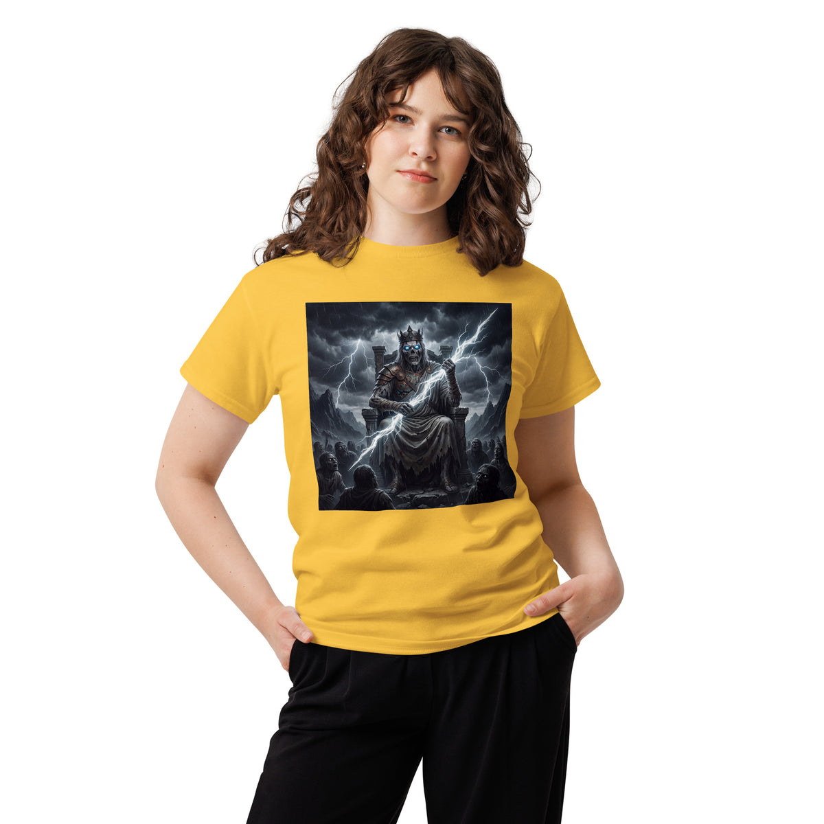 Camiseta de Zeus zombie para hombre y mujer
