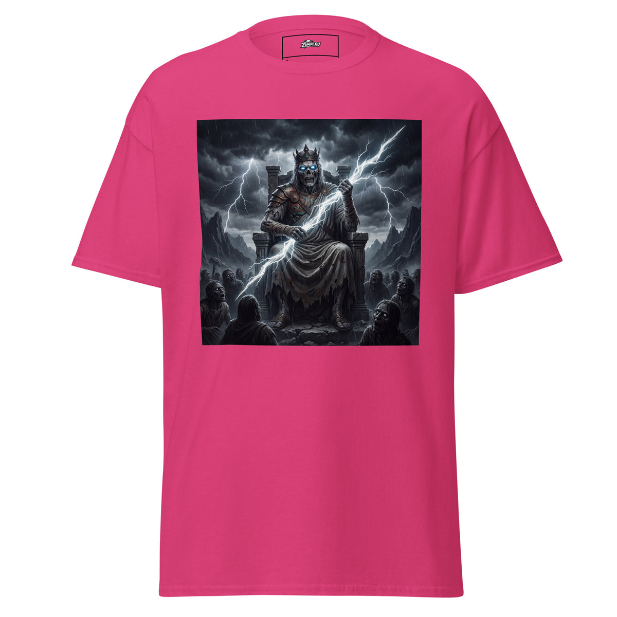 Camiseta de mitología griega estilo zombie