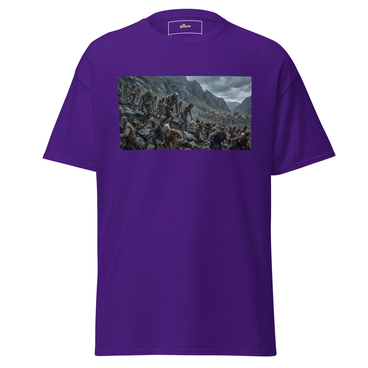 Estampado de troll zombie estilo oscuro