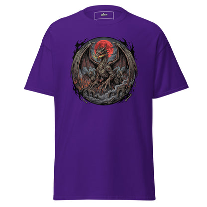 Camiseta de dragón zombie de fantasía oscura