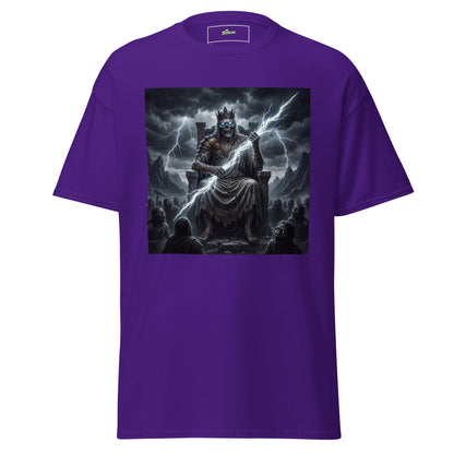 Diseño de Zeus zombie en camiseta unisex