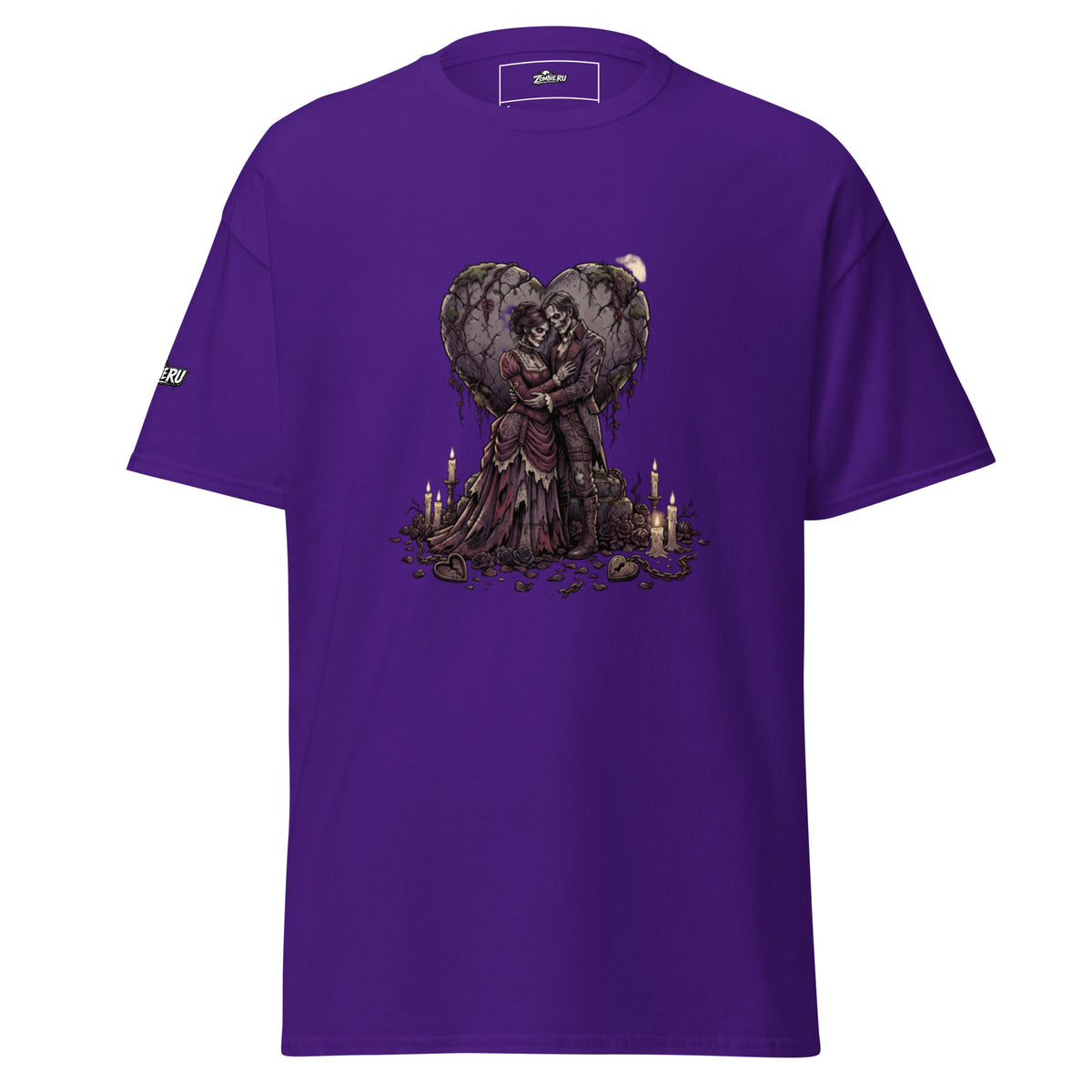 Camiseta gótica zombie de San Valentín