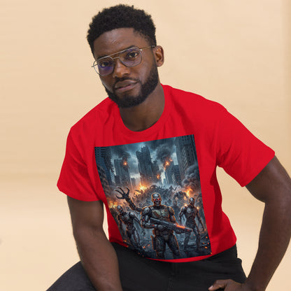 Camiseta de zombie futurista unisex