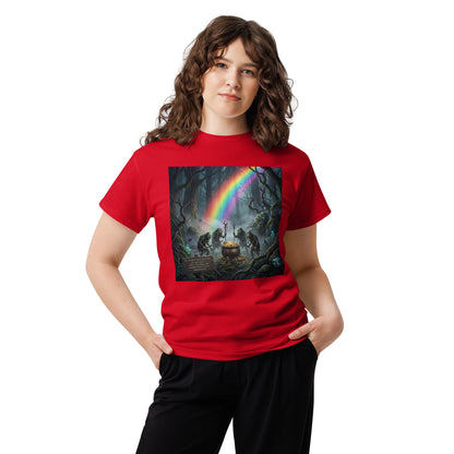 Camiseta de duendes zombies defendiendo un tesoro